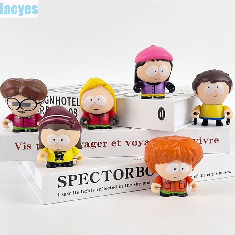LACYES 6 ชิ้น/เซ็ต South Park อะนิเมะรูป,ออกแบบน่ารัก Stick of Truth South Park รูปของเล่น,รูปสะสม S