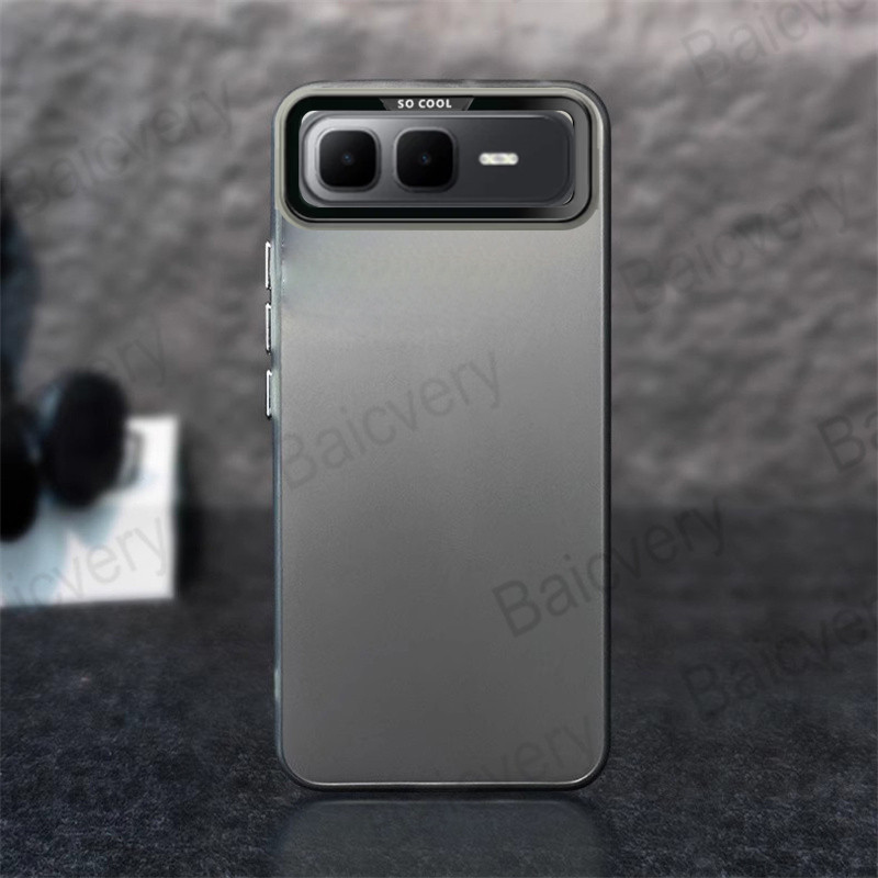 เคสสําหรับ Infinix Hot 60i 5G Tecno Spark GO 5G 2025 KM8 แฟชั่นสีสันสดใส Matte Anti-Fingerprint IMD ฝาครอบป้องกัน