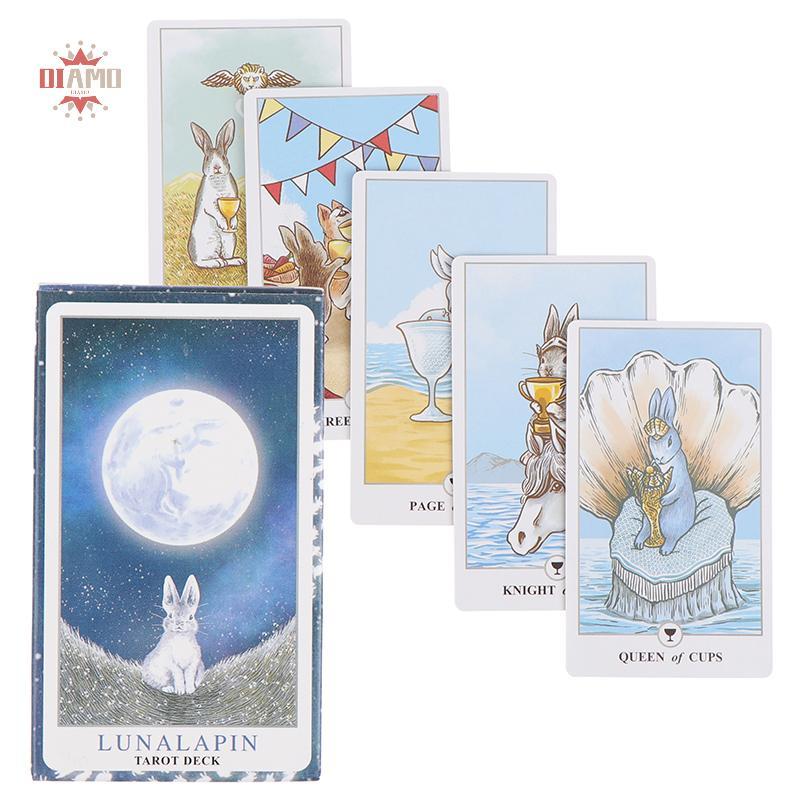 [Yulong] Lunalapin การ์ดกระต่าย Oracle การ์ดปาร์ตี้ทํานายคําทํานายเกมกระดาน KKY