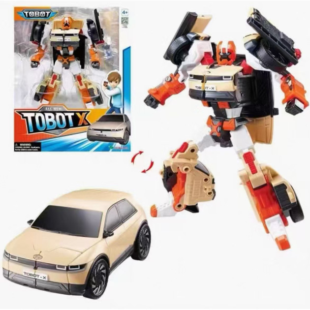 หุ่นยนต์แปลงร่าง TOBOT X  | แอ็คชั่นฟิกเกอร์นักรบเครื่องจักร | ของขวัญสําหรับเด็ก