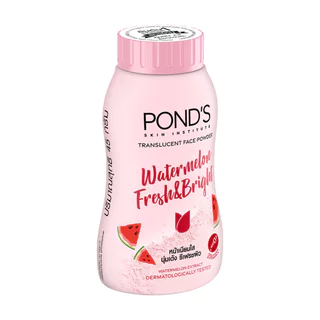 Pond'S พอนด์ส ทรานส์ลูเซนท์ เฟซ พาวเดอร์ วอเตอร์เมลอน เฟรช แอนด์ ไบรท์ 45 กรัม แป้งฝุ่น