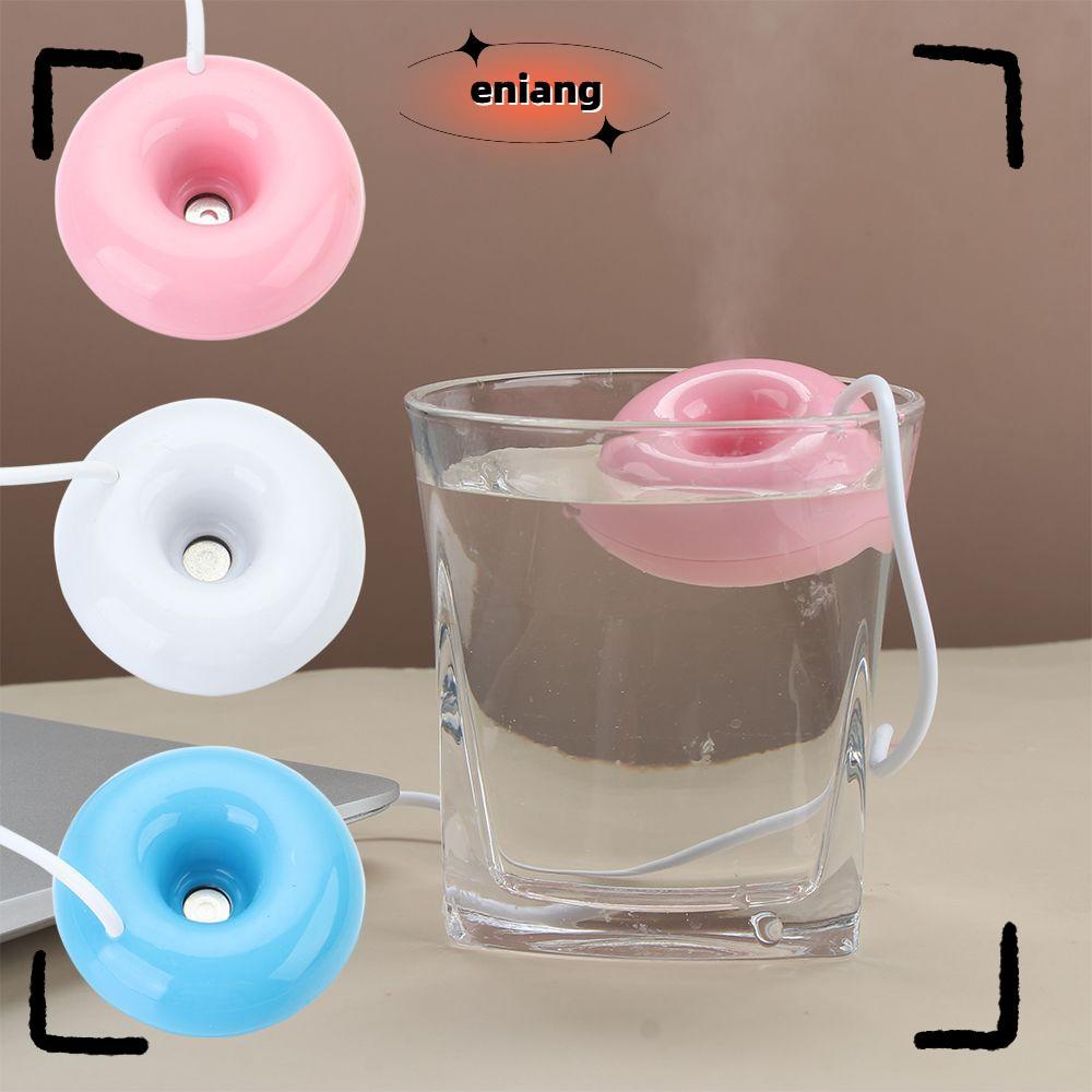 ENIANG Air Humidifier Purifier Home Purifier Donuts น้ํามันหอมระเหยแบบพกพา