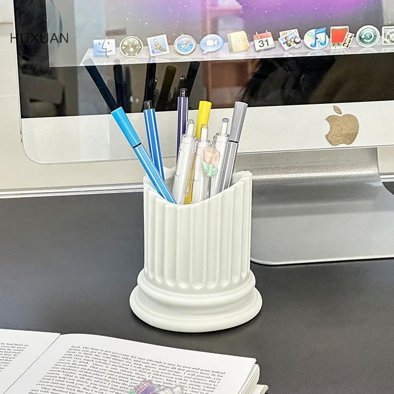 HUXUAN ที่ใส่ปากกาคอลัมน์โรมันสไตล์กรีกโบราณ - วันหยุดในอุดมคติ . RFT