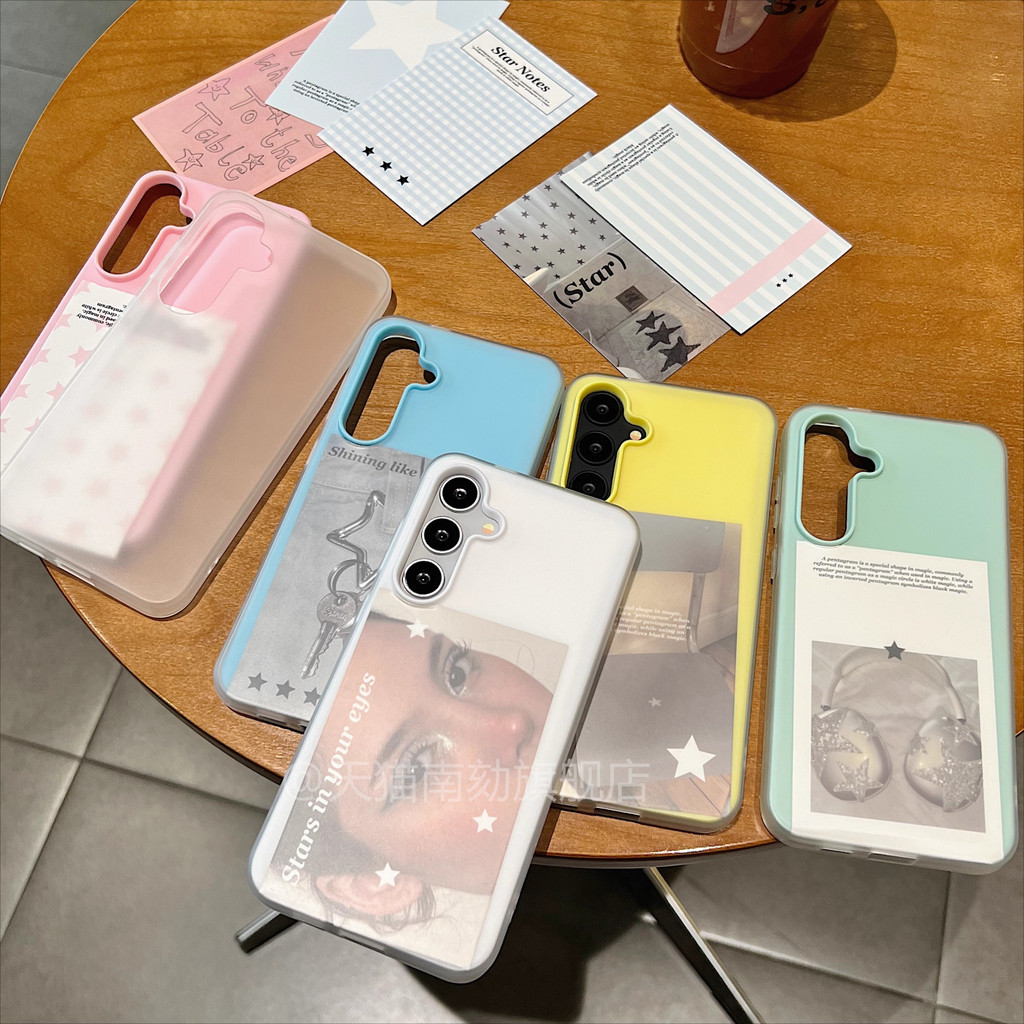 เหมาะสําหรับSamsung S25ultraเคสโทรศัพท์สไตล์ใหม่S25edge Jellyป้องกันกรณีS24plus Super NiceหรูหราS23 + S22uสามารถถือภาพS21s20feกันกระแทกA72a52a17a16a16