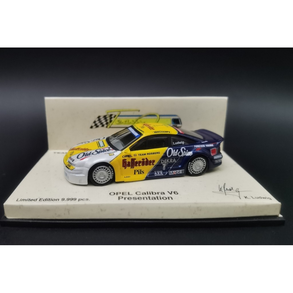 Minichamps 1 64 OPEL CALIBRA V6, Mini Cut Opal DTM Racing Car 1 #, Team Rosberg Collection Front F1 