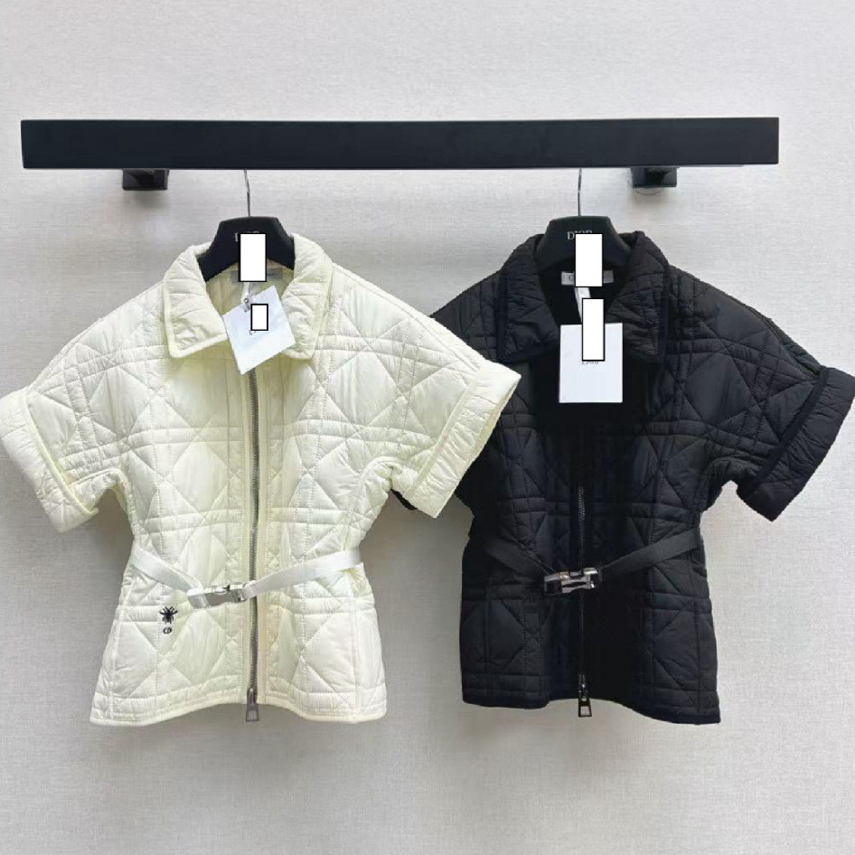 0MWF DI000r 2025Early Spring Casual Fashion Loose Versatile Vine Pattern Quilted Jacket Cotton Coat