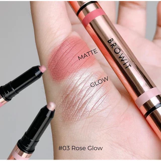 (ของแท้100%) Nongchat Eyedol matte & Glow shadow stick อายดอลแมทท์nongchat