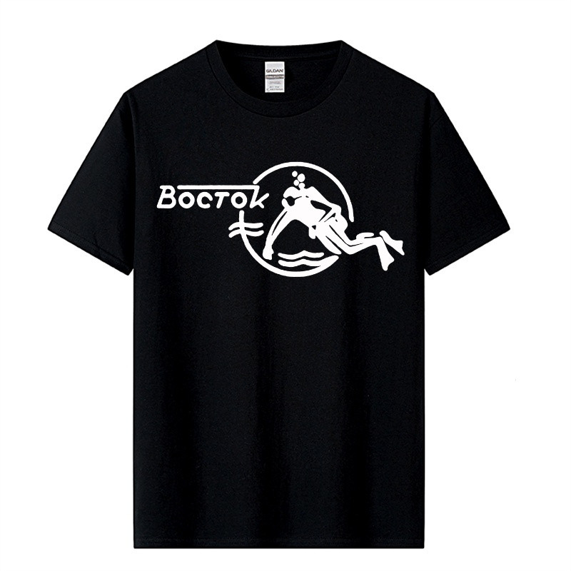 P6VK 2025 ของขวัญวาฟเฟิลสําหรับเพื่อน Vostok Scuba Dude ออกแบบใหม่พิมพ์ผู้ชาย T เสื้อ Japanss สไตล์ค
