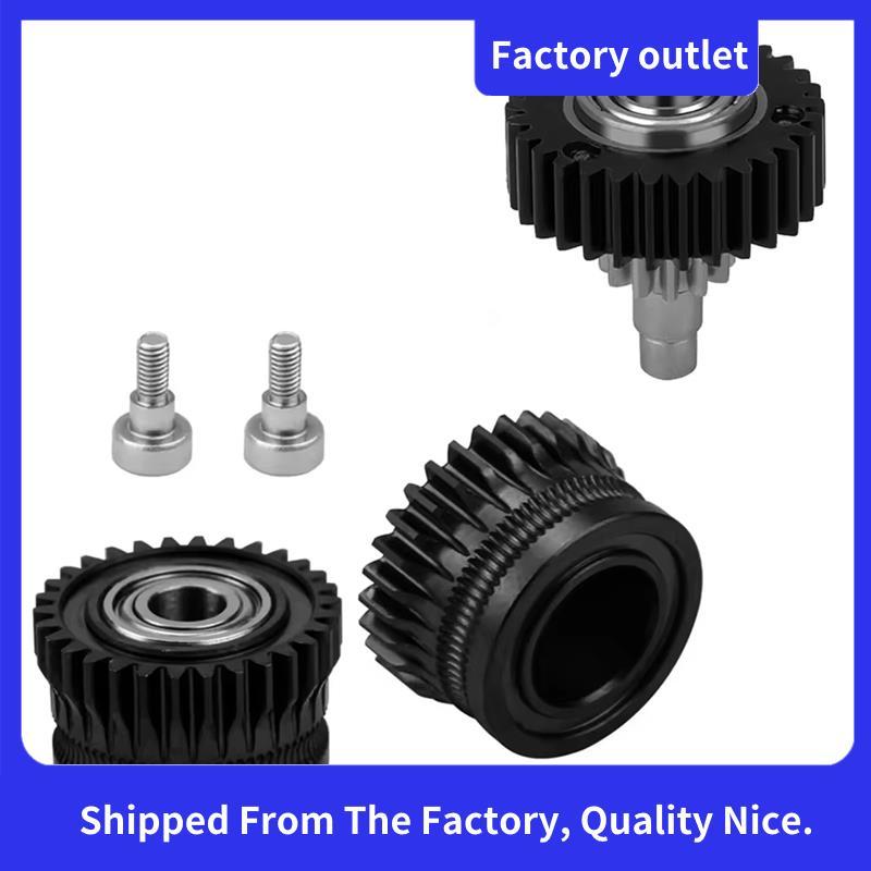 K1C Extruder เกียร์โลหะทั้งหมด Filament Drive Gear สําหรับ K1 Max/K1 Extruder เกียร์สีดํา