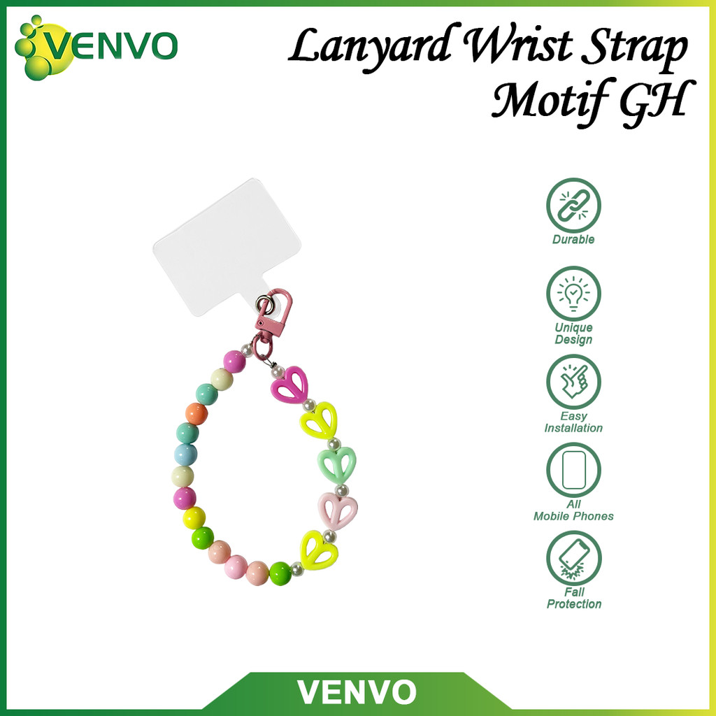 GANTUNGAN VENVO - สายรัดข้อมือ Landyard สําหรับโทรศัพท์มือถือที่มี GH Motif