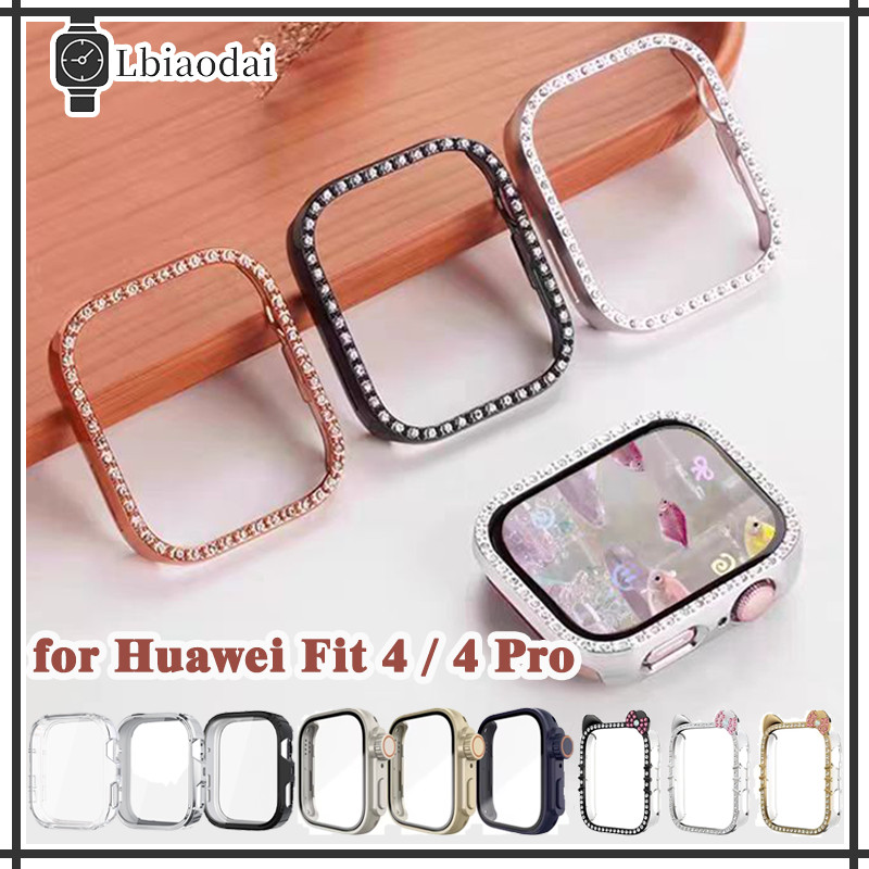 กระจก PC / เพชร / กรณี TPU for Smartwatch Huawei Watch Fit 4 / Huawei Watch Fit 4 Pro ปกป้องกันหน้าจ