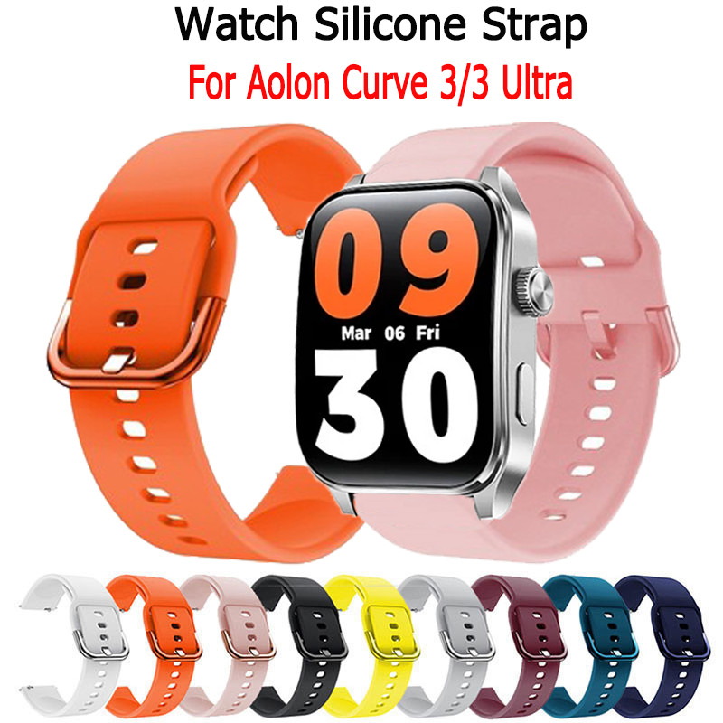 สายนาฬิกาข้อมือซิลิโคน สําหรับ aolon curve 3 curve 3 ultra