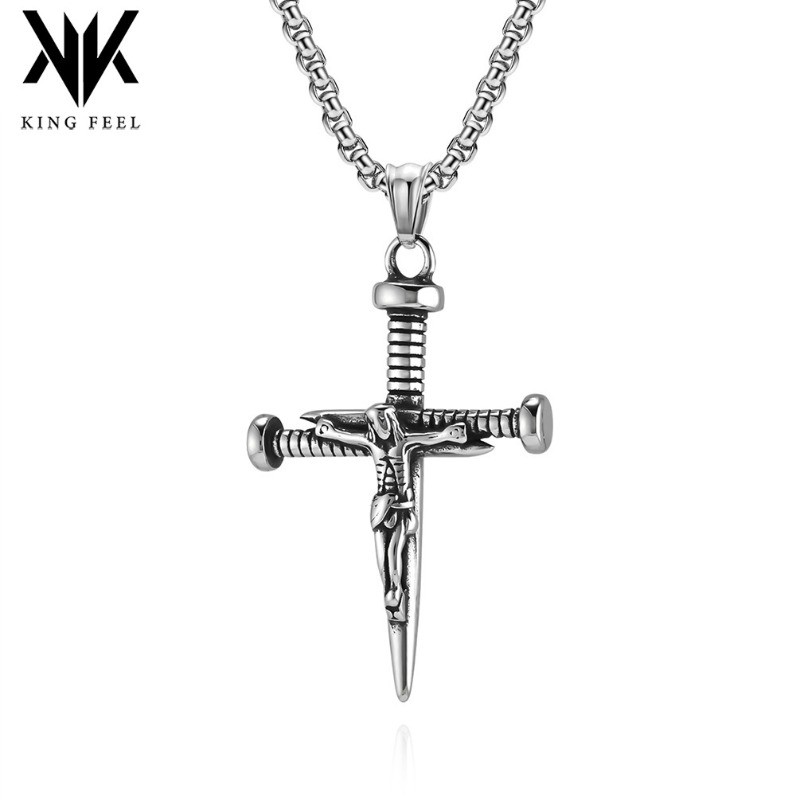 Trending Titanium Steel Cross Necklace - Unique Artistic Jewelry