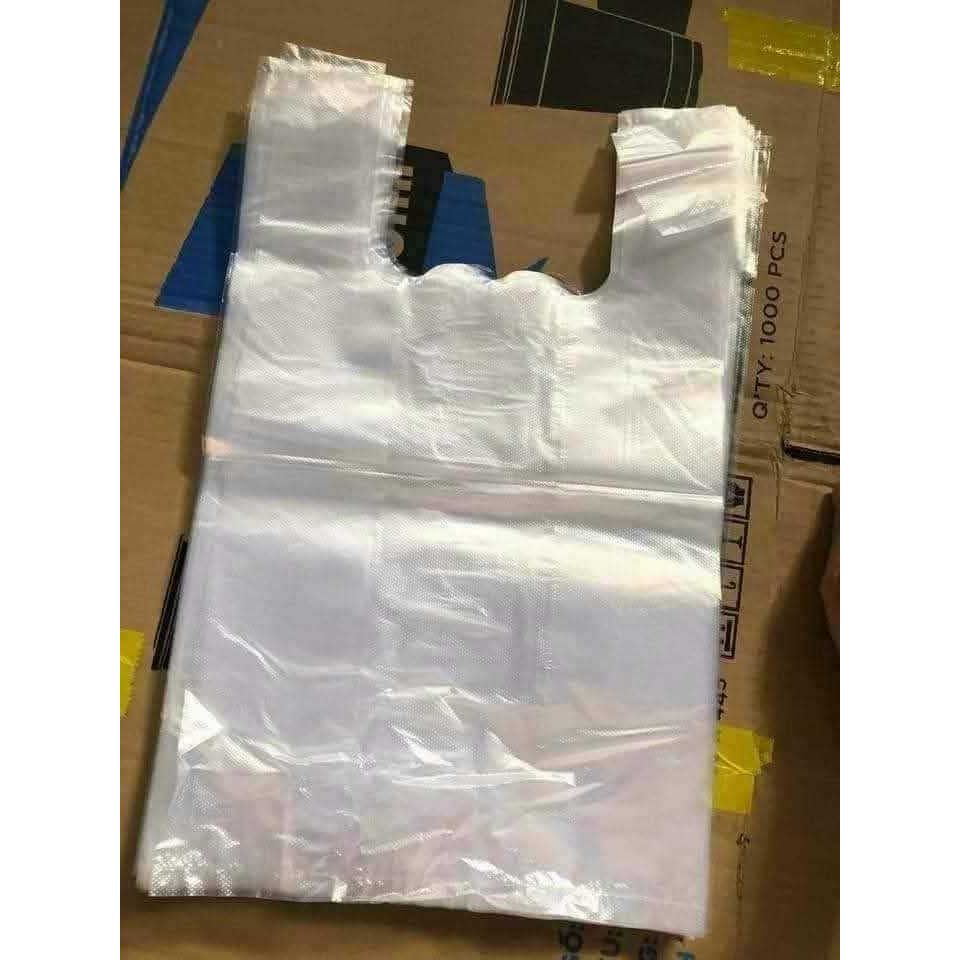 ขายปลีก 100g REGULAR FOAM BAG - WHITE - THICK BAG - 2-HANDED NILON BAG
