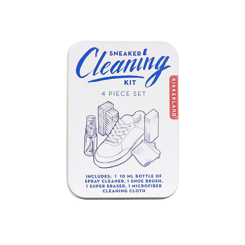 KIKKERLAND Sneaker Cleaning Kit White W7.9 × D3.3 × H10.9 cm KCD149