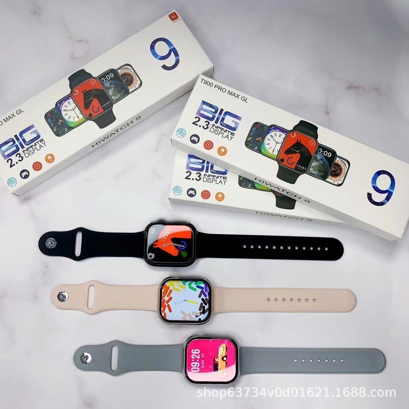 T900 PRO MAX นาฬิกาสปอร์ตอัจฉริยะ 2.01 หน้าจอขนาดใหญ่บลูทูธโทร