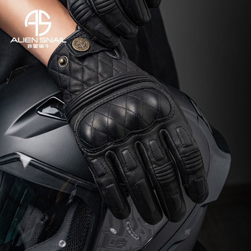 ถุงมือขี่รถจักรยานยนต์ Dfdd Alien Snail V9 แบบสัมผัสได้ กันลม อบอุ่น ในฤดูหนาว
