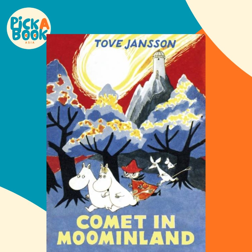 - Comet in Moominland by Tove Jansson (ฉบับสหราชอาณาจักร ปกแข็ง)