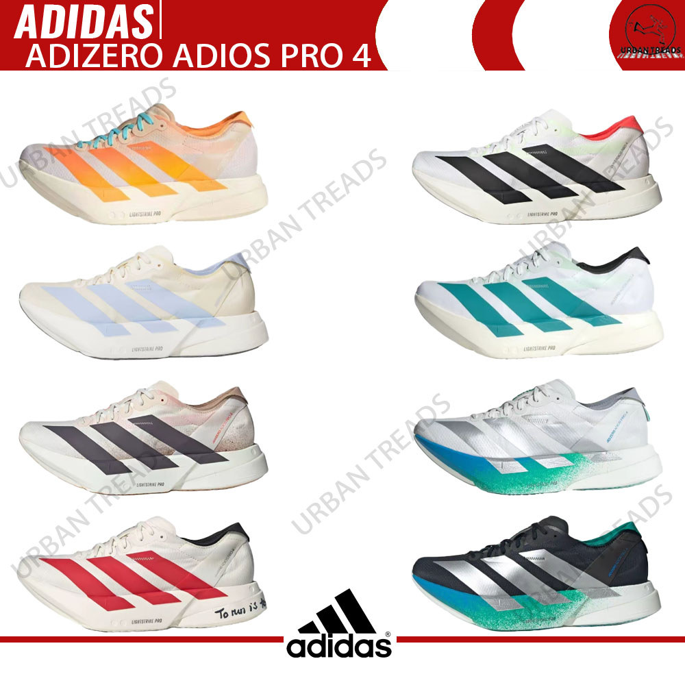 แท้/มีพร้อมส่ง + Preorder👉【ADIDAS Adizero Adios Pro 4】รองเท้าวิ่งชายหญิงเหมาะกับการวิ่ง เล่นกีฬากลาง