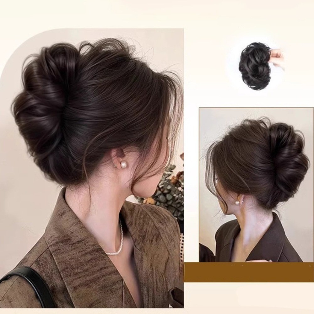 วิกผมปุยบุญบอลสำหรับผู้หญิง ออกแบบเหมือนเจ้าหญิง ใช้งานได้หลายโอกาส - รูปที่ 3