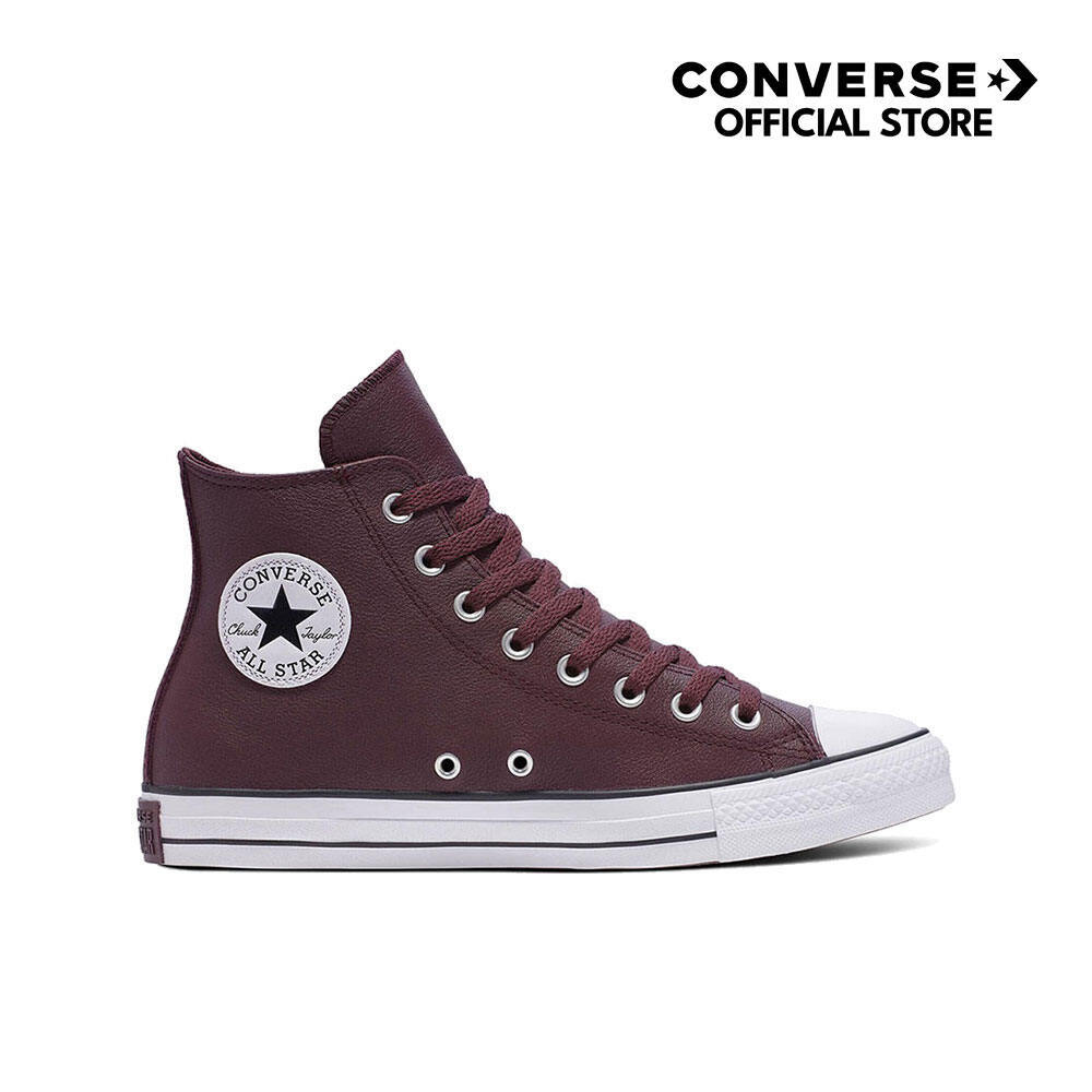 CONVERSE รองเท้า CTAS SEASONAL COLOR LEATHER A HI BROWN ผู้ชาย A09480CM_H4BRXX