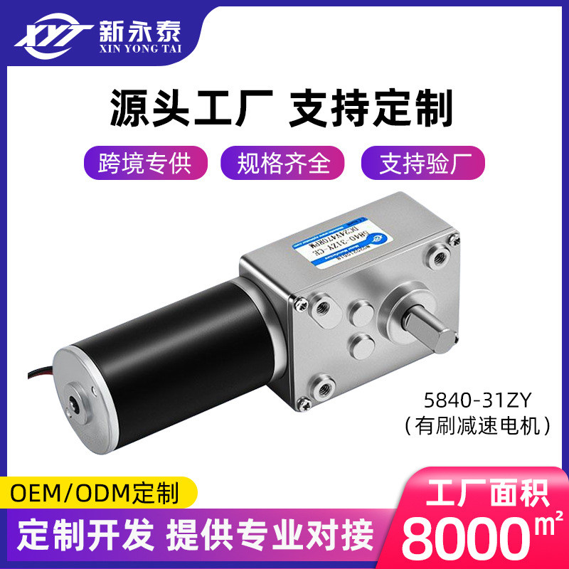 พิเศษสําหรับ 5840-31ZY DC มอเตอร์มอเตอร์ 12v24V Turbo Snail Micro Self-Locking เกียร์มอเตอร์