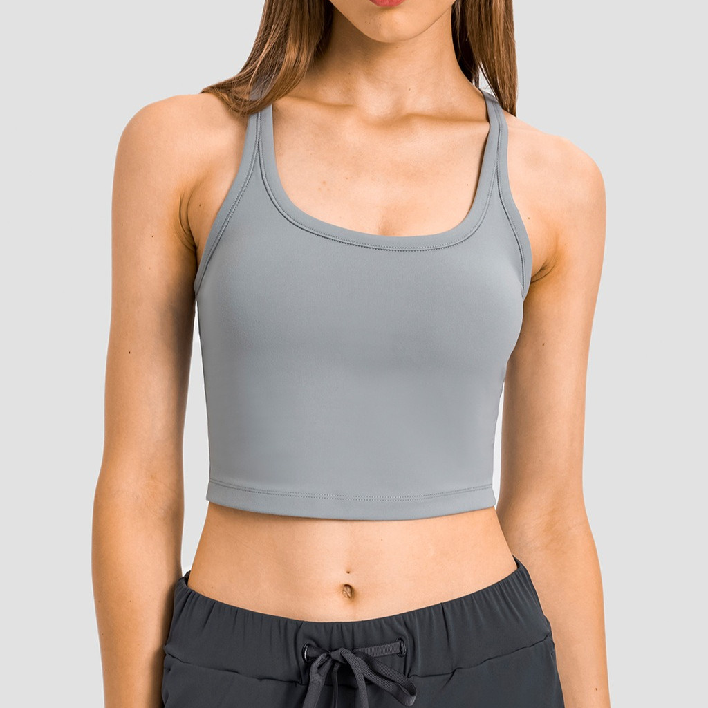 【LASYYOGA】 สปอร์ตบรา เสื้อกล้ามโยคะ รูปตัว I สําหรับใส่ออกกําลังกาย วิ่ง พิลาทิส