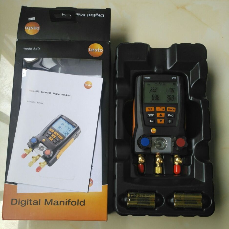 Testo550S/549/552i ฟลูออไรด์เมตรเครื่องปรับอากาศสารทําความเย็น Liquid Meter สารทําความเย็นเมตรรถดิจิ