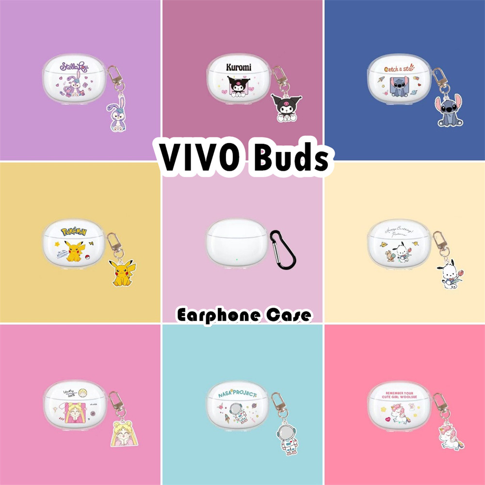 ส่วนลดสําหรับ VIVO Buds Case เคสหูฟัง เคสซิลิโคนอ่อนนุ่มใสการ์ตูน