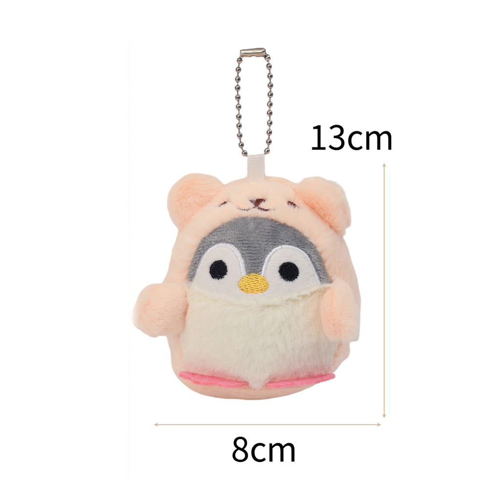 พวงกุญแจตุ๊กตาเพนกวินตุ๊กตาน่ารัก - พวงกุญแจเพนกวินการ์ตูนสีลูกกวาดนุ่มสบายเป็นพิเศษ - รูปที่ 7