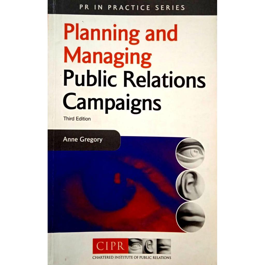 [BnB] การวางแผนและการจัดการทางการสาธารณะ Campaigns โดย Anne Gregory (มือสอง: ดีมาก)