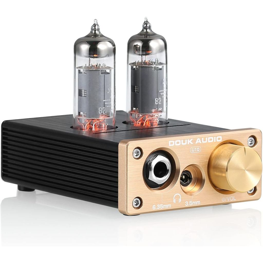 Douk Audio U10 Mini Vacuum Tube หูฟัง Amp Amplifier 3.5 มม.6.35 มม.สําหรับพีซี - Preamp สเตอริโอความ