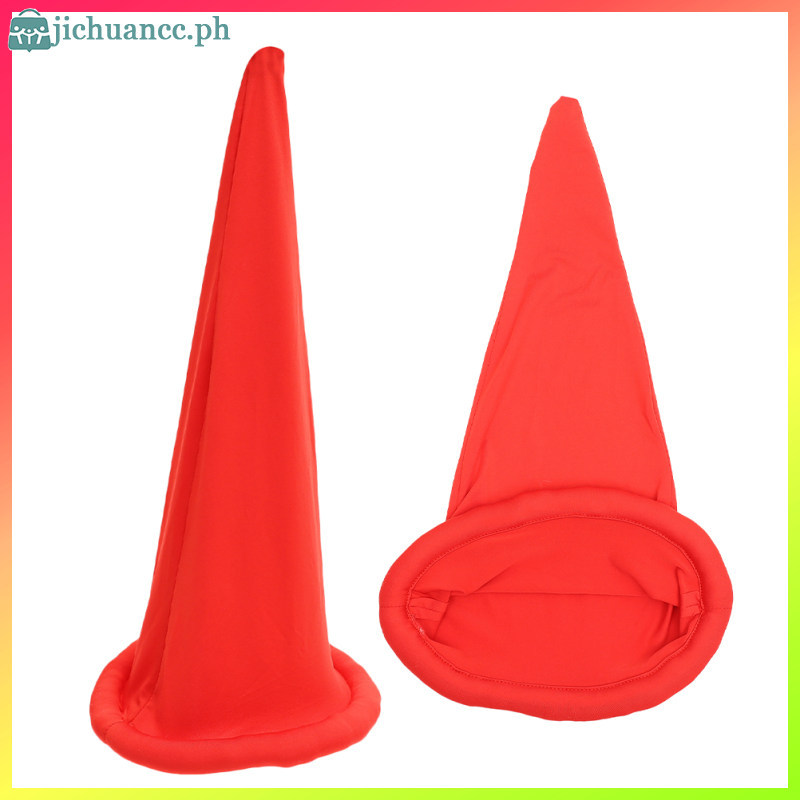 เครื่องแต่งกายฮาโลวีนหมวกตกแต่งคอสเพลย์อุปกรณ์เสริมสีแดง Gnome Spooky 2 ชิ้น sjcc [jichuancc