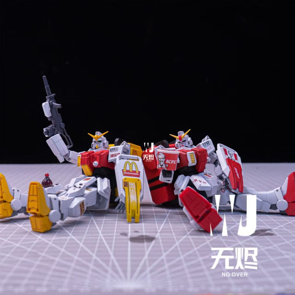 KK Marine Gundam HG 1/144 KFC/MC ปรับแต่งการจับคู่สีกันดั้มประกอบรุ่น