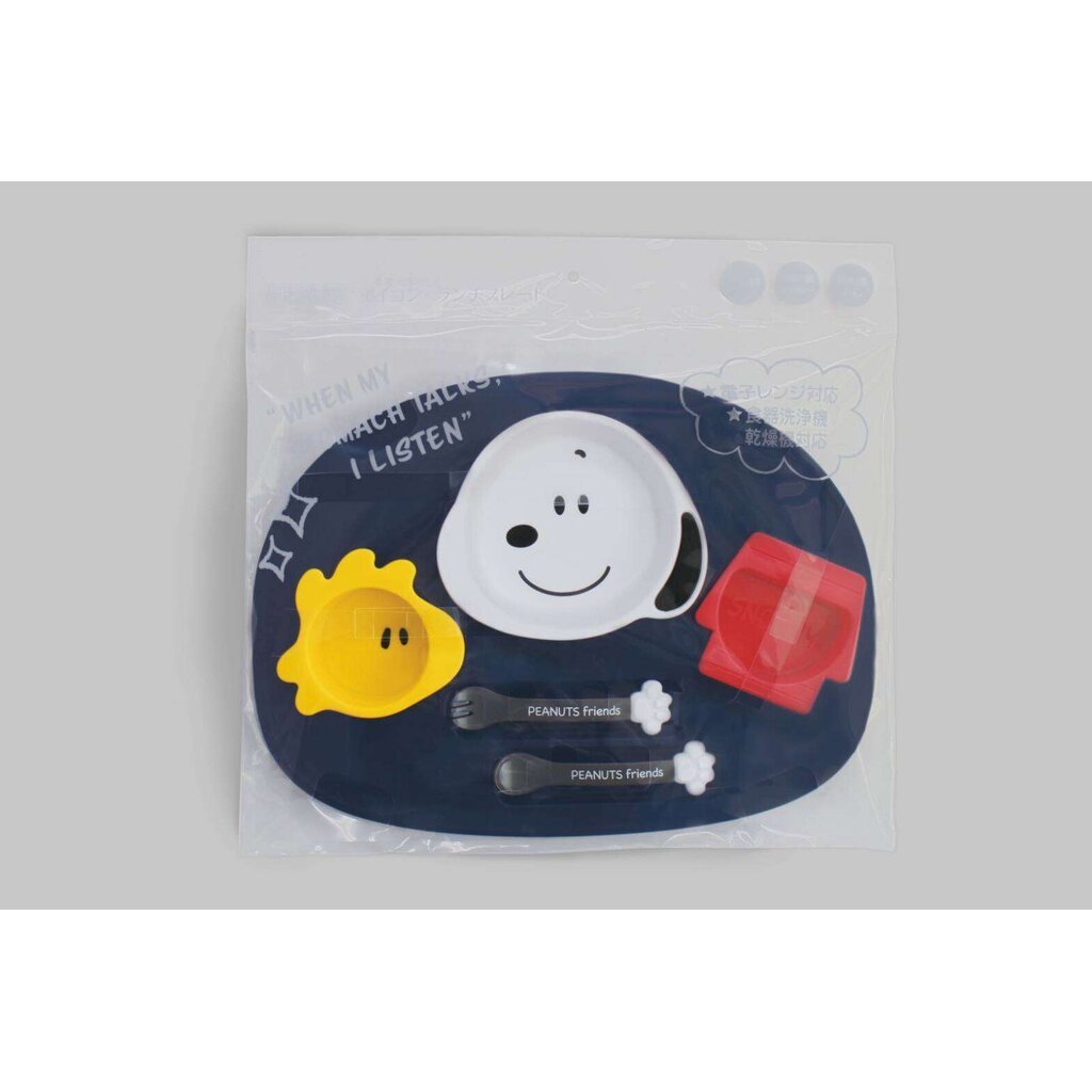 Disney Baby Lunch plate 6 pcs set ชุดจานอาหารกลางวัน 6 ชิ้น Mickey / Minnie / Snoopy - Nishiki รูปที่ 5