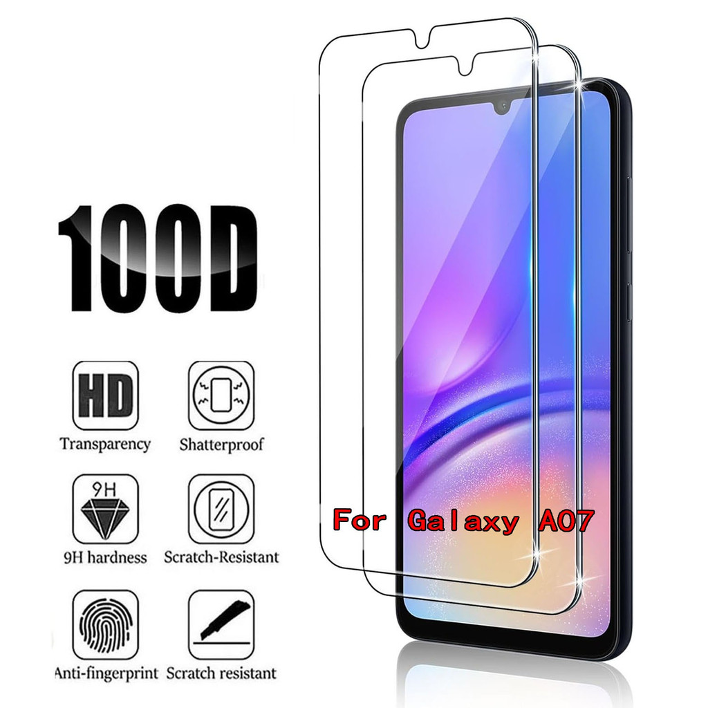 ฟิล์มกระจกนิรภัย SAMSUNG A07 CLEAR 9H คุณภาพสูง