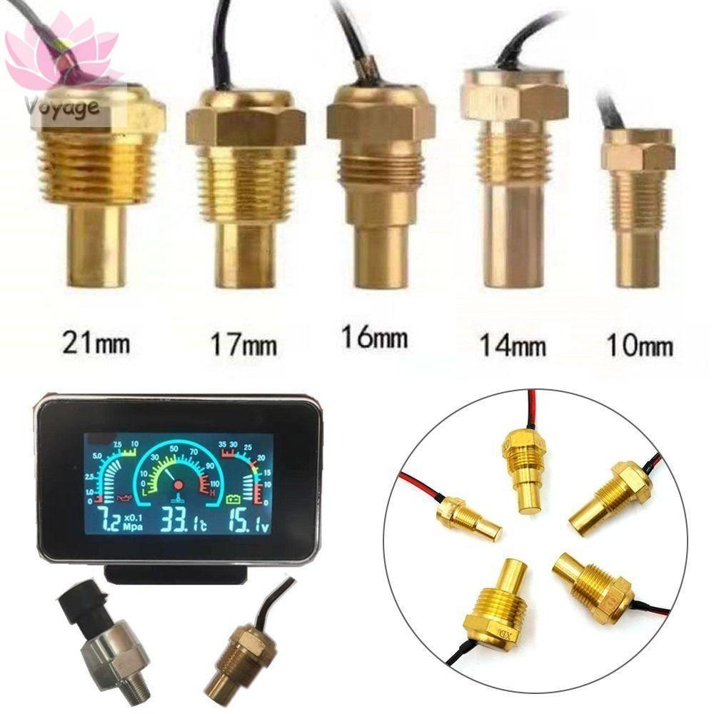VOYAGER 1 ชิ้นเซ็นเซอร์อุณหภูมิน้ํา, 10/12/14/16/17/21 มิลลิเมตร NPT 3/8 1/8 1/2 เซ็นเซอร์อุณหภูมิดิ