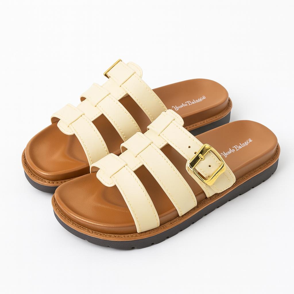 ELLEN รองเท้าแตะ Eva Slop น้ําหนักเบา นุ่ม กันลื่น สําหรับผู้หญิง มียาง 3 เส้น