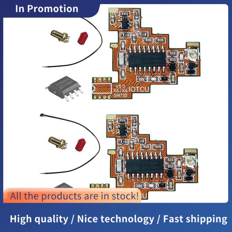 2PCS SI4732 V5.0 FPC โมดูล + 2 M ชิปสําหรับ UV K5 K6 HF Shortwave Full Band แผนกต้อนรับ