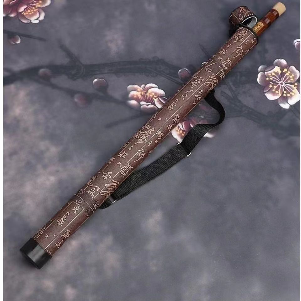 กล่องเก็บขลุ่ยไม้ไผ่กล่องขลุ่ยกล่องขลุ่ยบาร์เรลสองชั้นขลุ่ยบาร์เรลขลุ่ยกระเป๋าขลุ่ยกระเป๋า