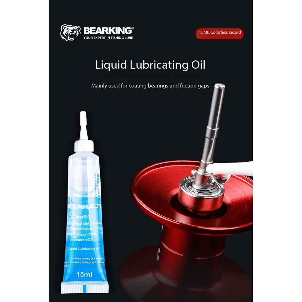 รอกตกปลา BEARKING ป้องกันจาระบี น้ำมันหล่อลื่น สำหรับบำรุงรักษาและเพิ่มประสิทธิภาพ
