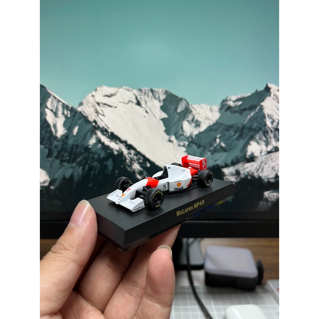 1/64 Jingshang kyosho f1 McLaren mp4/8 McLaren MP4/8 #7 No Card No Box Appearance Own Sold ไม่คืนเงิ