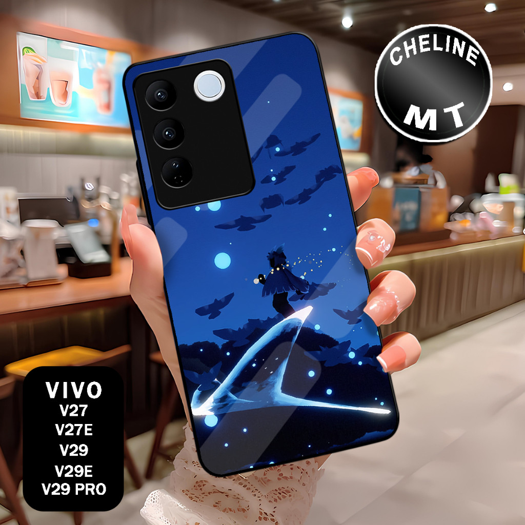 ( ER 9 ) เคสมันเงาสําหรับ Vivo V27 l V27E l V29 l V29E l Y100 5G IDN l ซิลิโคนใหม่ล่าสุด SOFCASE CAS