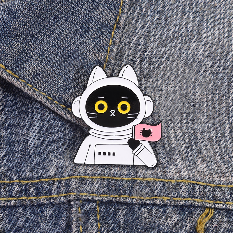 เข็มกลัดแมวน่ารัก ธีมาวกาศ ของขวัญสำหรับคนชอบดาราศาสตร์ - รูปที่ 7