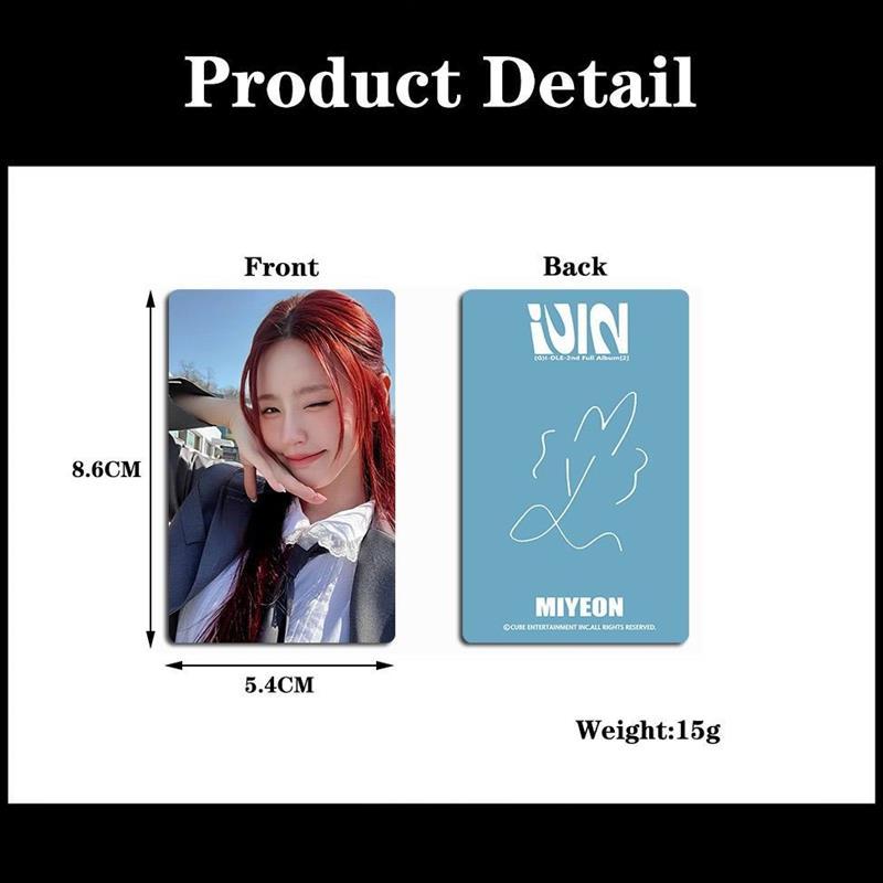 GIDLE Photocard ใหม่ Fate Photocard Ye Shuhua Zhao Meiyan Song Yu Qitian Xiaojuan MINIE โฮมเมดฟิล์มส