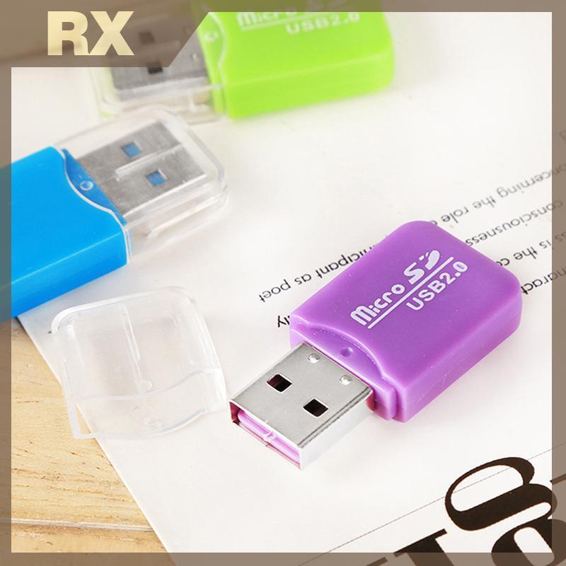Null ใหม่ Mini Memory Card Reader USB 2.0 อินเทอร์เฟซ Micro SD TF Flash อะแดปเตอร์แบบพกพาคุณภาพสูงสํ