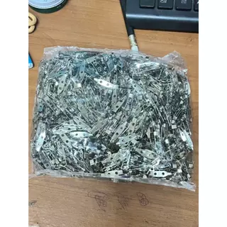 surebag-เข็มกลัดแป้น แป้นเข็มกลัด สีเงิน 2cm-3cmDIY (ประมาณ 1,000 ชิ้น)