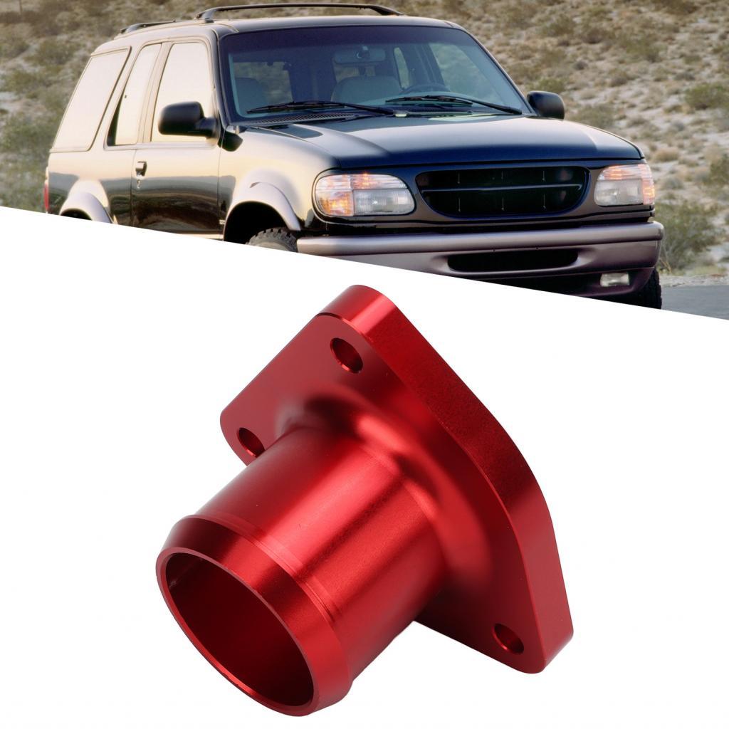 ฝาครอบเทอร์โมสตัท ACAGALA 6061? Billet Aluminium Alloy เข้ากันได้กับ 7.3L 1999?2003 (สีแดง)