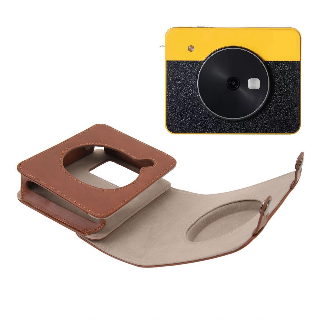 Ruba888 กระเป๋ากล้องย้อนยุคป้องกันกระเป๋าสะพายหนัง PU สําหรับ 300R