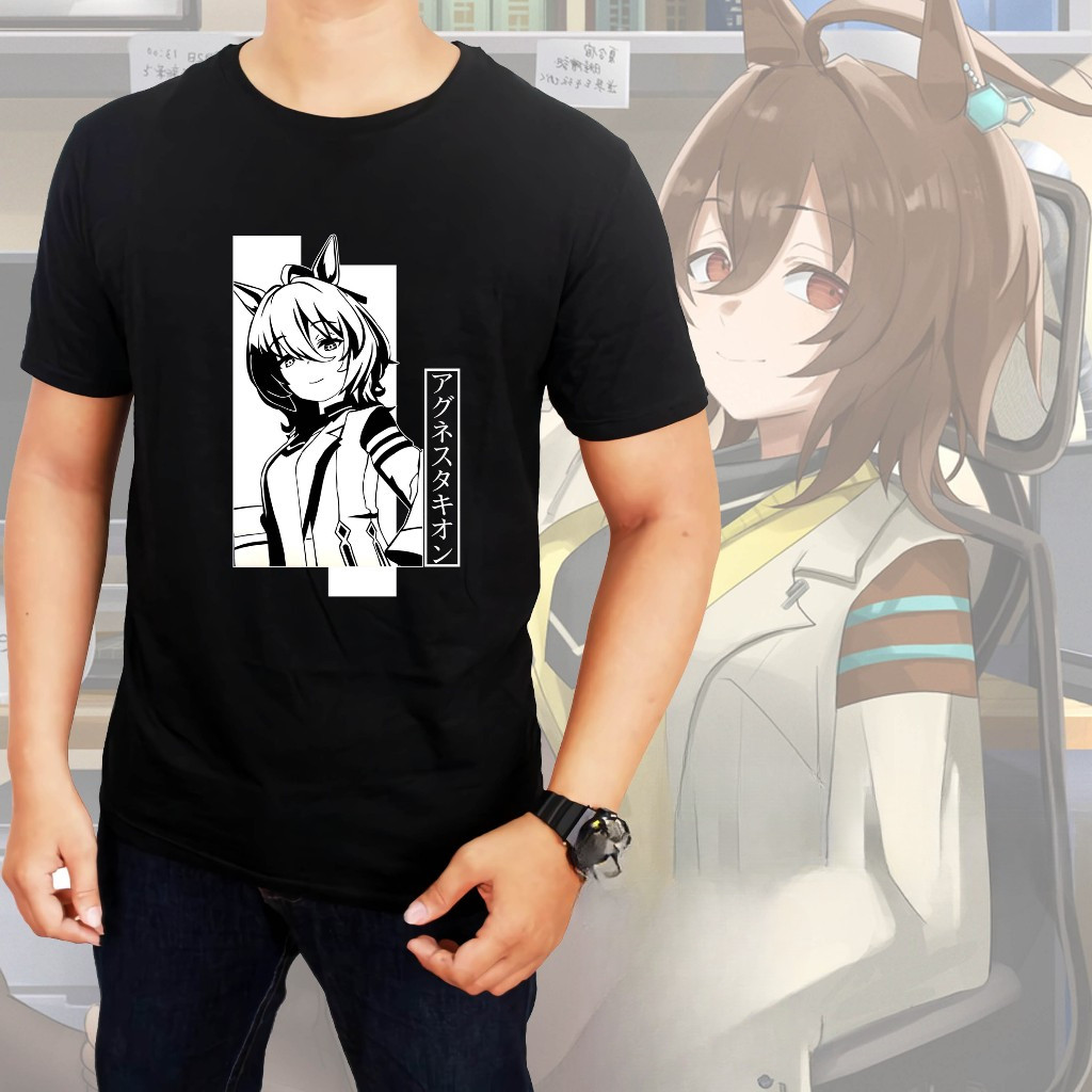 เสื้อยืด Uma Musume Agnes Tachyon – พิมพ์ลายเกมอนิเมะผ้าฝ้าย 100% มีจำหน่ายเฉพาะที่ สไตล์นักวิทยาศาสตร์บ้า ราคา ถูกที่สุด ดีลบีเคเค แกลเลอรีภาพที่ 2